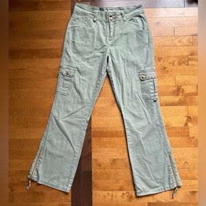 Fashion Bug Light Green Bootcut Cargo Pants